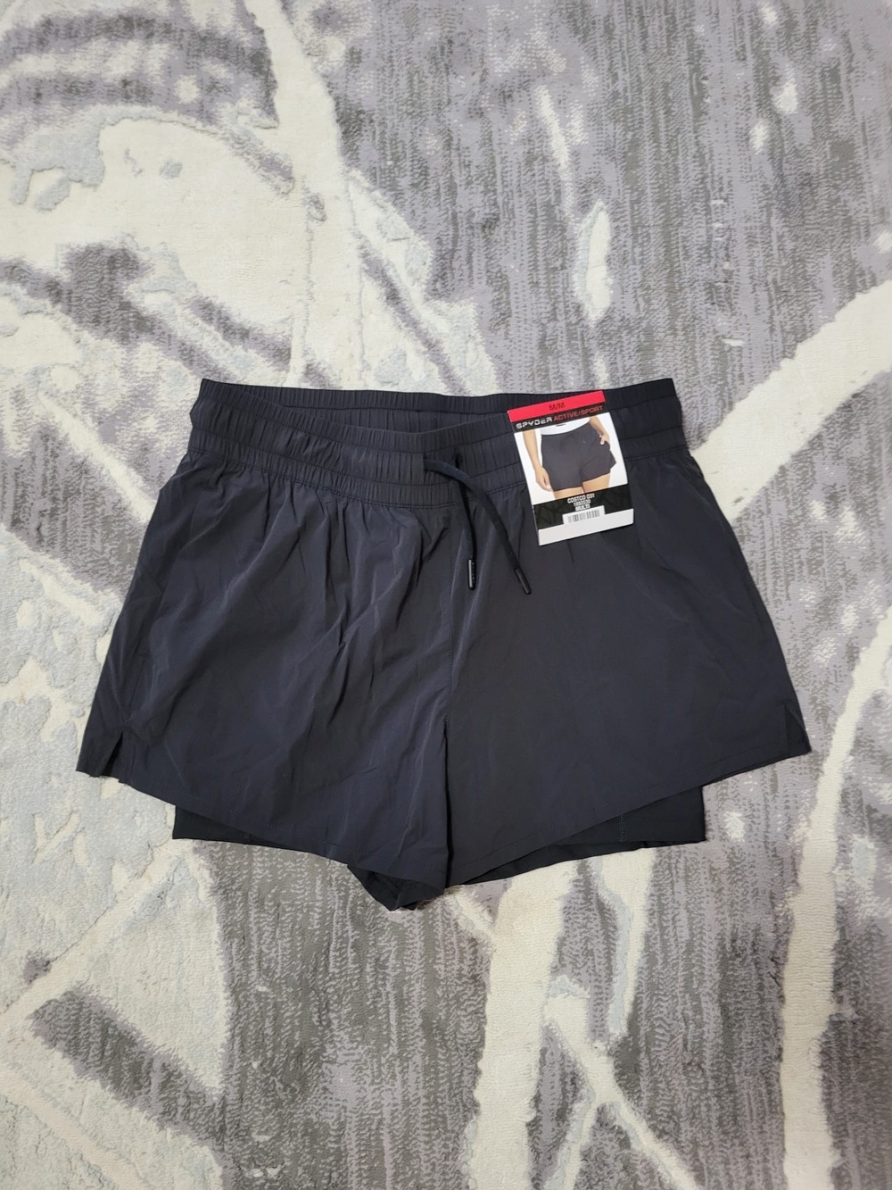 Brand New Spyder Women's Black Active/Sport Athletic Shorts Size M